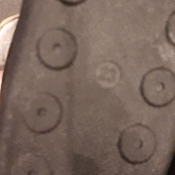 Black Suede Booties with Fleece Lining and Velcroe Closure - Picture 6 of 8